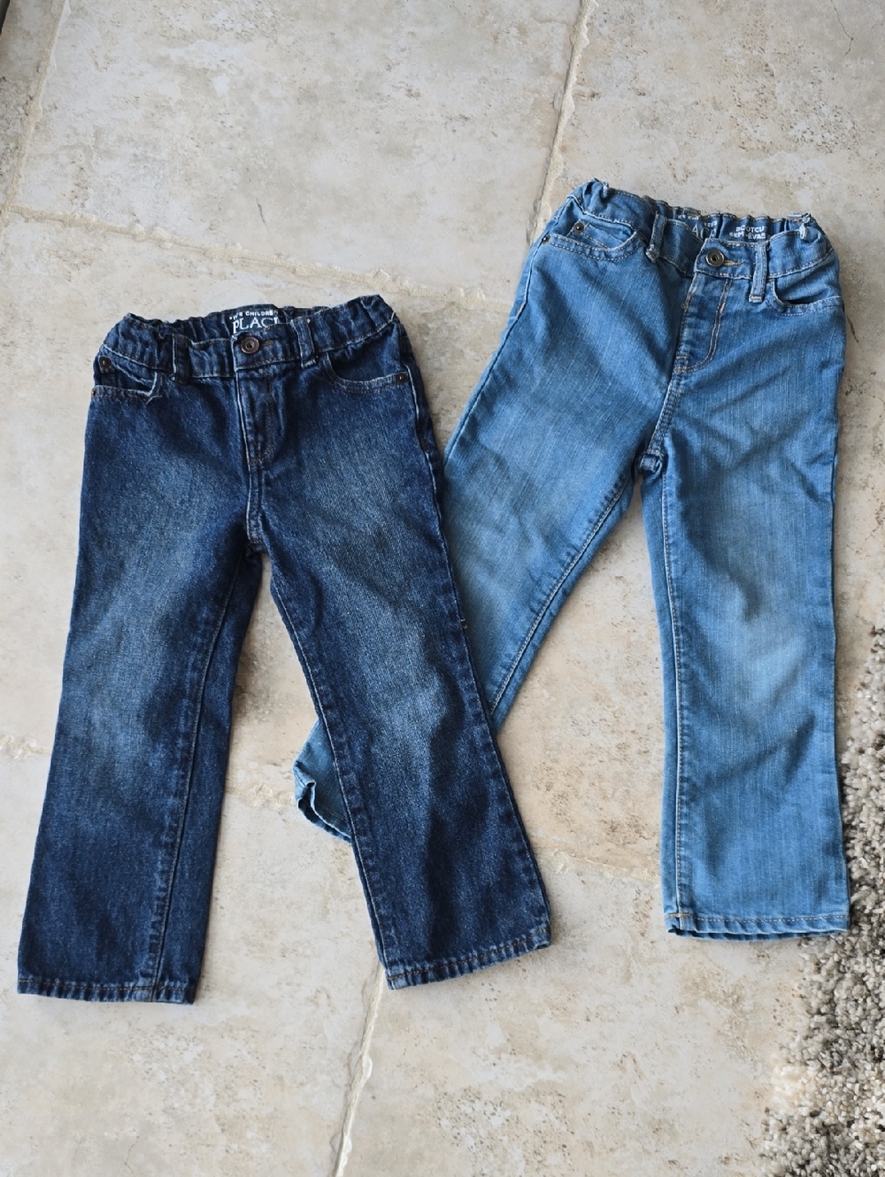 The Children's Place Kids Jeans - Dark Blue & Light Blue - Size 4T